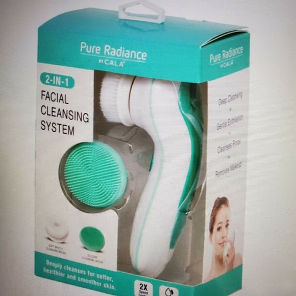 PURE RADIANCE CALA FACIAL CLEANSING SYSTEM MINT (2-In-1) 2 X SPEED CONTROL - Picture 4 of 5